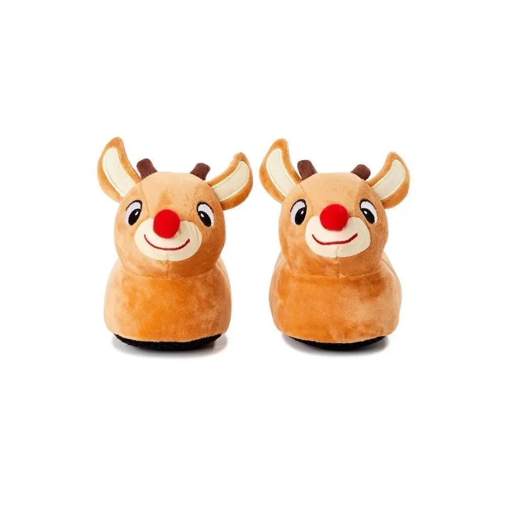 Rudolph baby slippers || size 2, 4, 5, 7